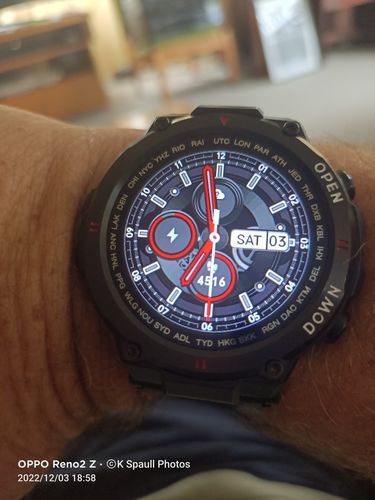 Customer photo review of ZE™ Max Military Grade Smartwatch