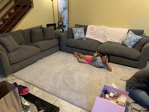 Customer photo review of Feathers Sofa