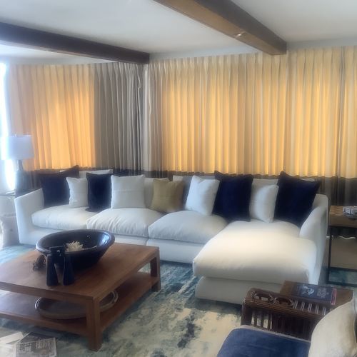 Customer photo review of Feathers Sectional