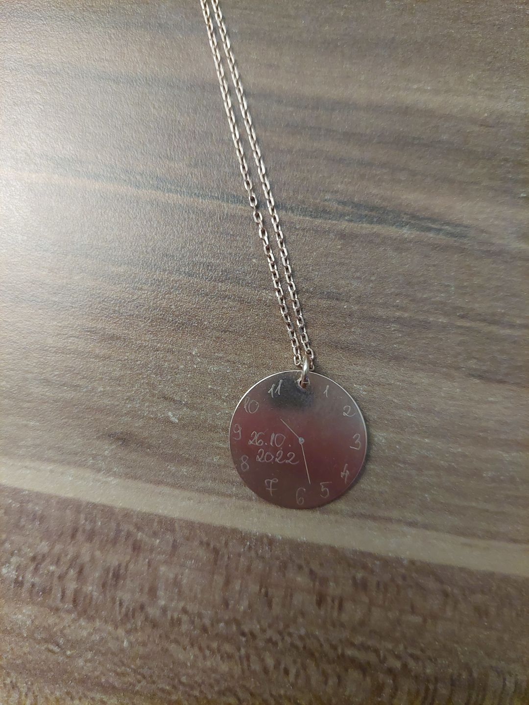 Customer photo review of Halskette Geburtsuhr