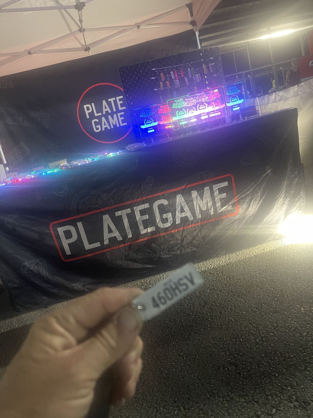 Customer photo review of QLD Prestige Licence Plate Custom Keychain