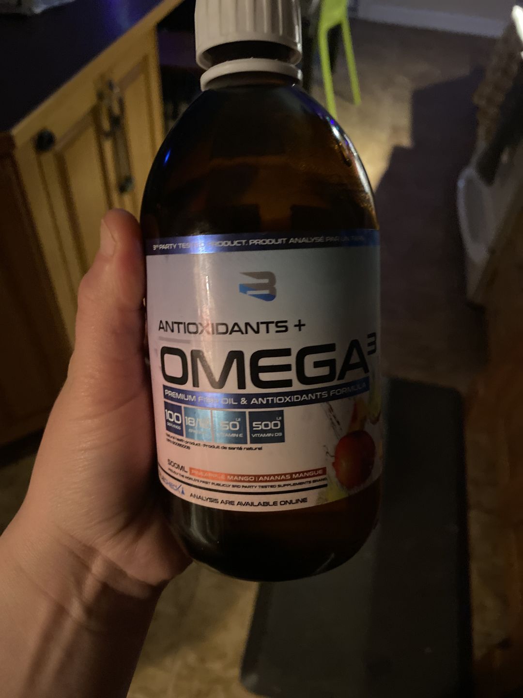Customer photo review of Believe - Omega 3 + Antioxydants 500ml