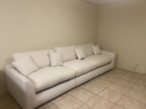 Customer photo review of Feathers Sofa