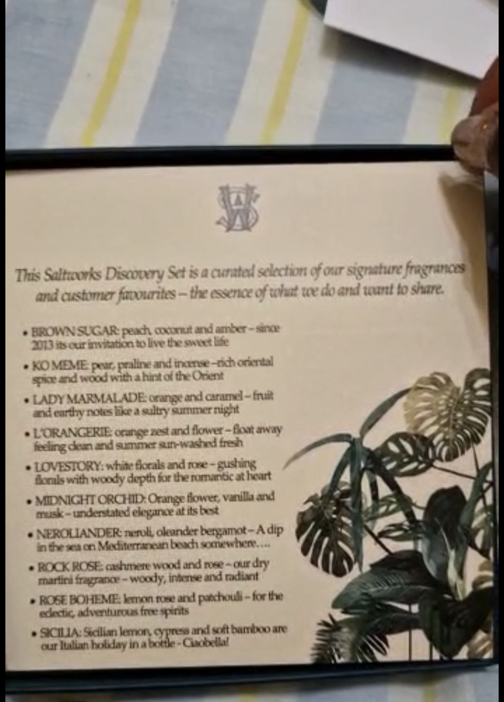 Customer photo review of Perfumer Gifting Experience