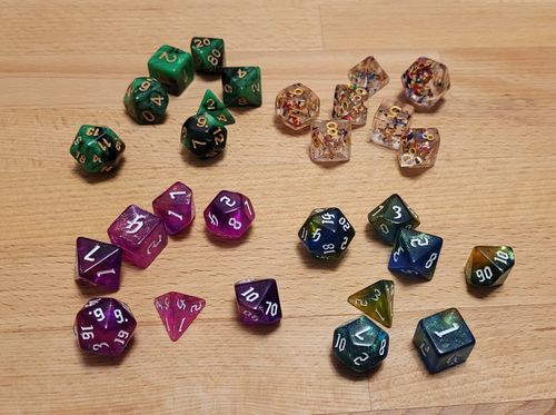 Customer photo review of Mystery Dice