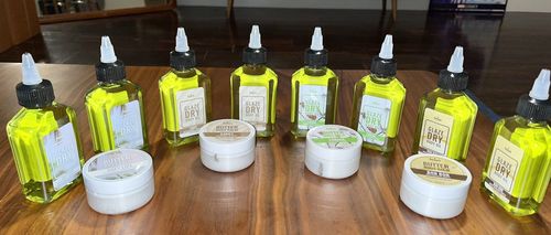 Customer photo review of MINI RESORT COLLECTION | GLAZE DRY BODY OIL | CAKEY, CABANA, BON BON + SOFT LIFE