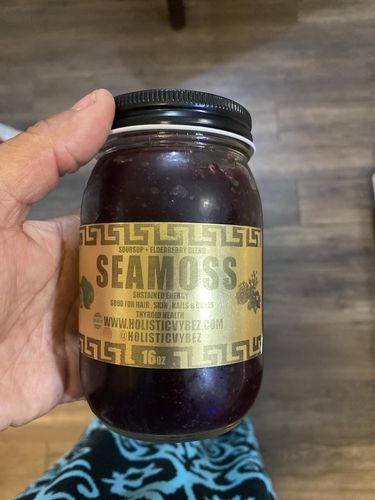 Customer photo review of Elderberry and Soursop Infused Sea Moss Gel