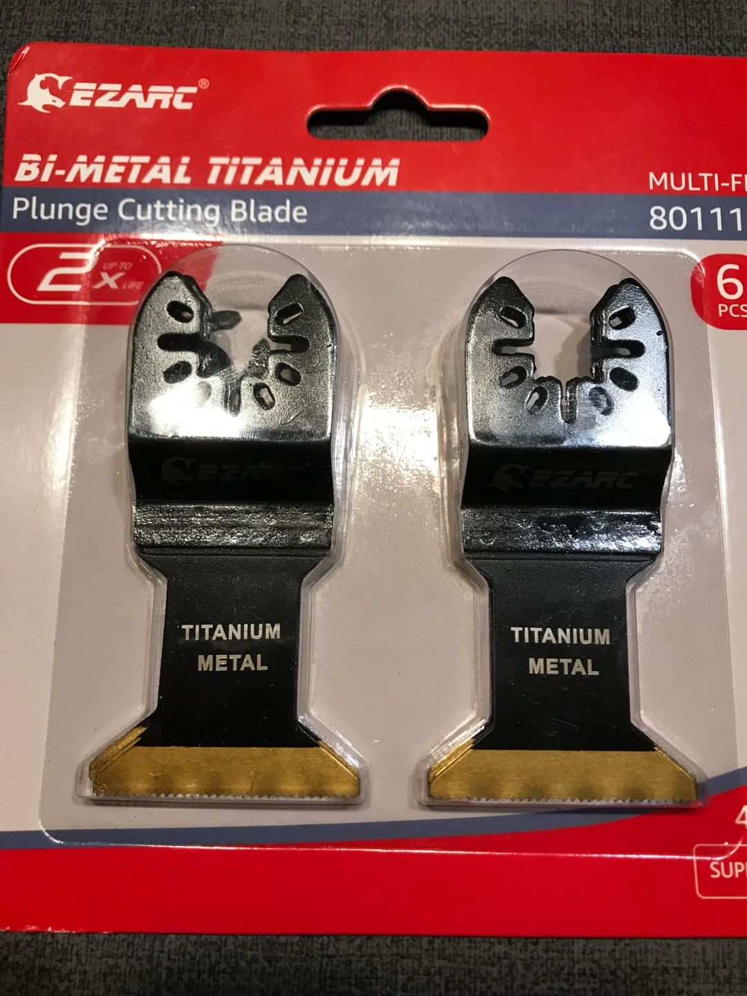 Customer photo review of Extended Teeth Oscillating Blade For Wood/Metal/Hard Material,OITi65