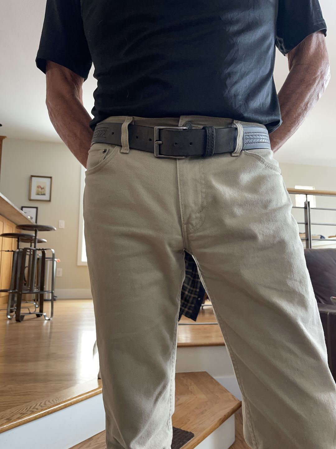 Customer photo review of The Purpose Belt - Arrow Patterned 100% Real Leather Belt