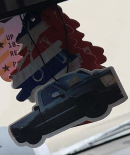 Customer photo review of Three Custom Air Fresheners