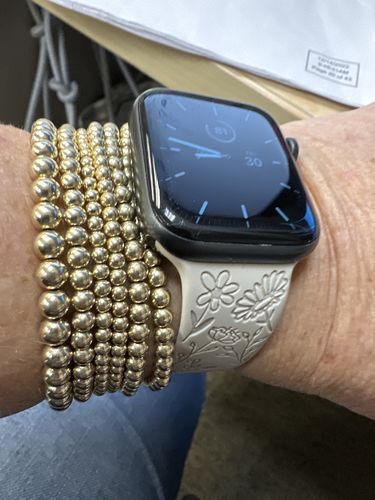 Customer photo review of juno bracelet triple stack (3+4+5mm)
