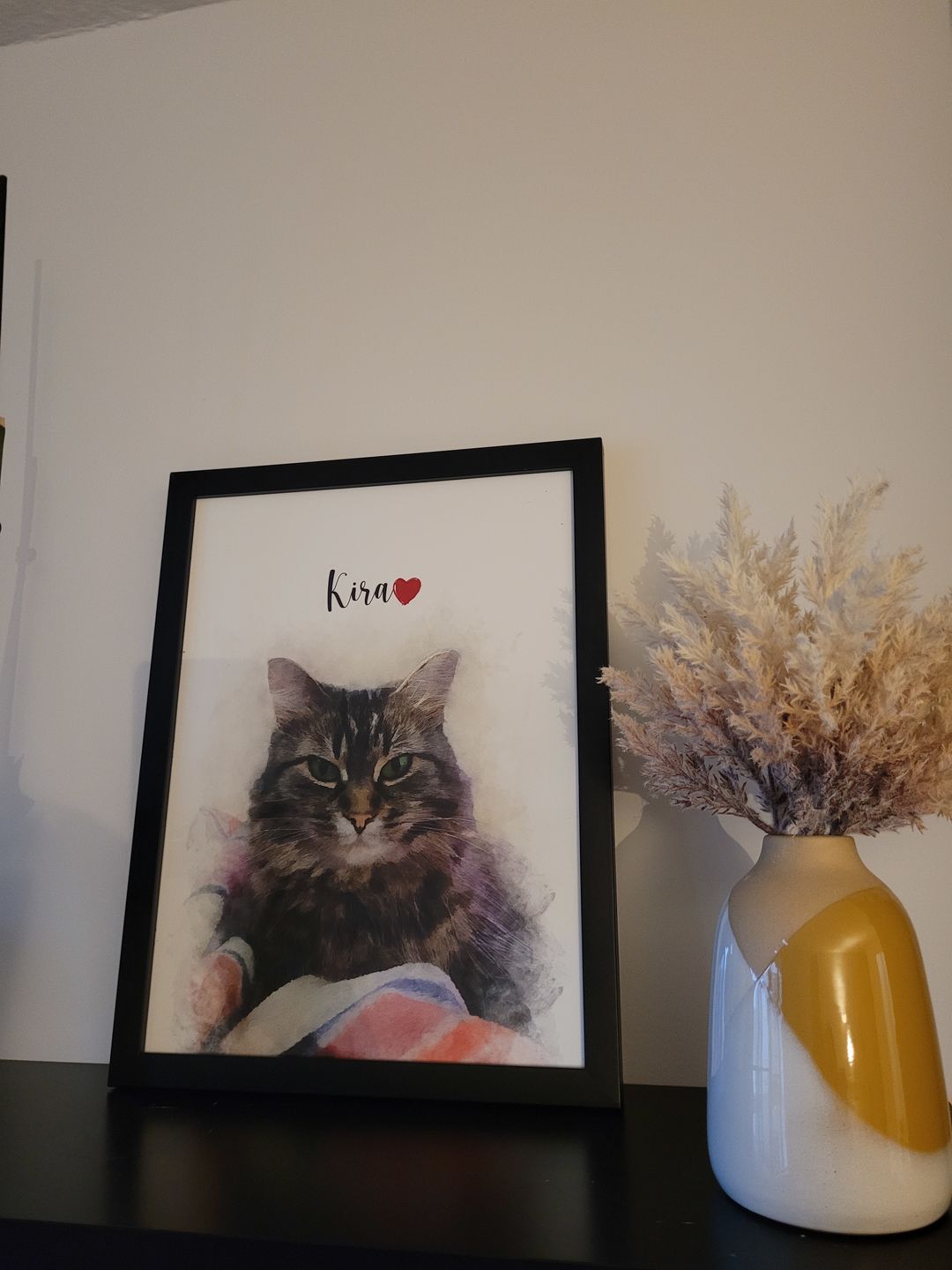 Customer photo review of Custom Pet Portrait