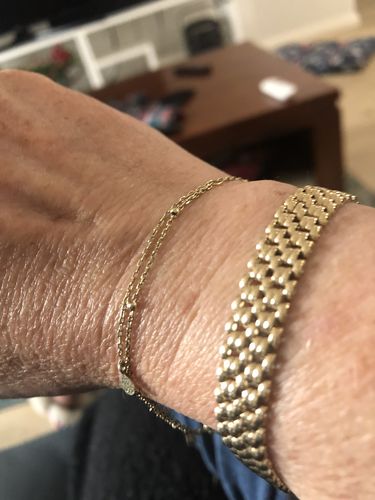 Customer photo review of Chain Bracelet in 9ct Yellow Gold