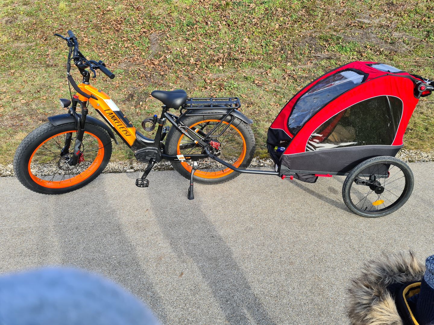 Customer photo review of Lankeleisi MG600 Plus * 2 E-Bikes Combo