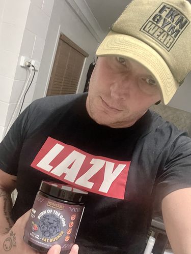 Customer photo review of Burn of the Gods - Fat Burner
