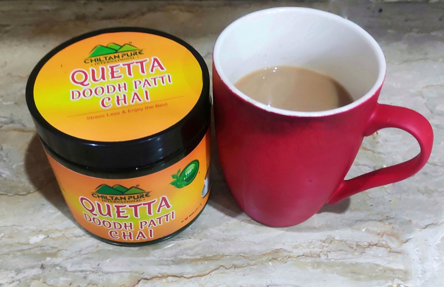 Customer photo review of Quetta Doodh Patti Chai – Boosts Mood, Works as an Anti-Inflammatory, Reduces Stress & Provides Strength to the Body