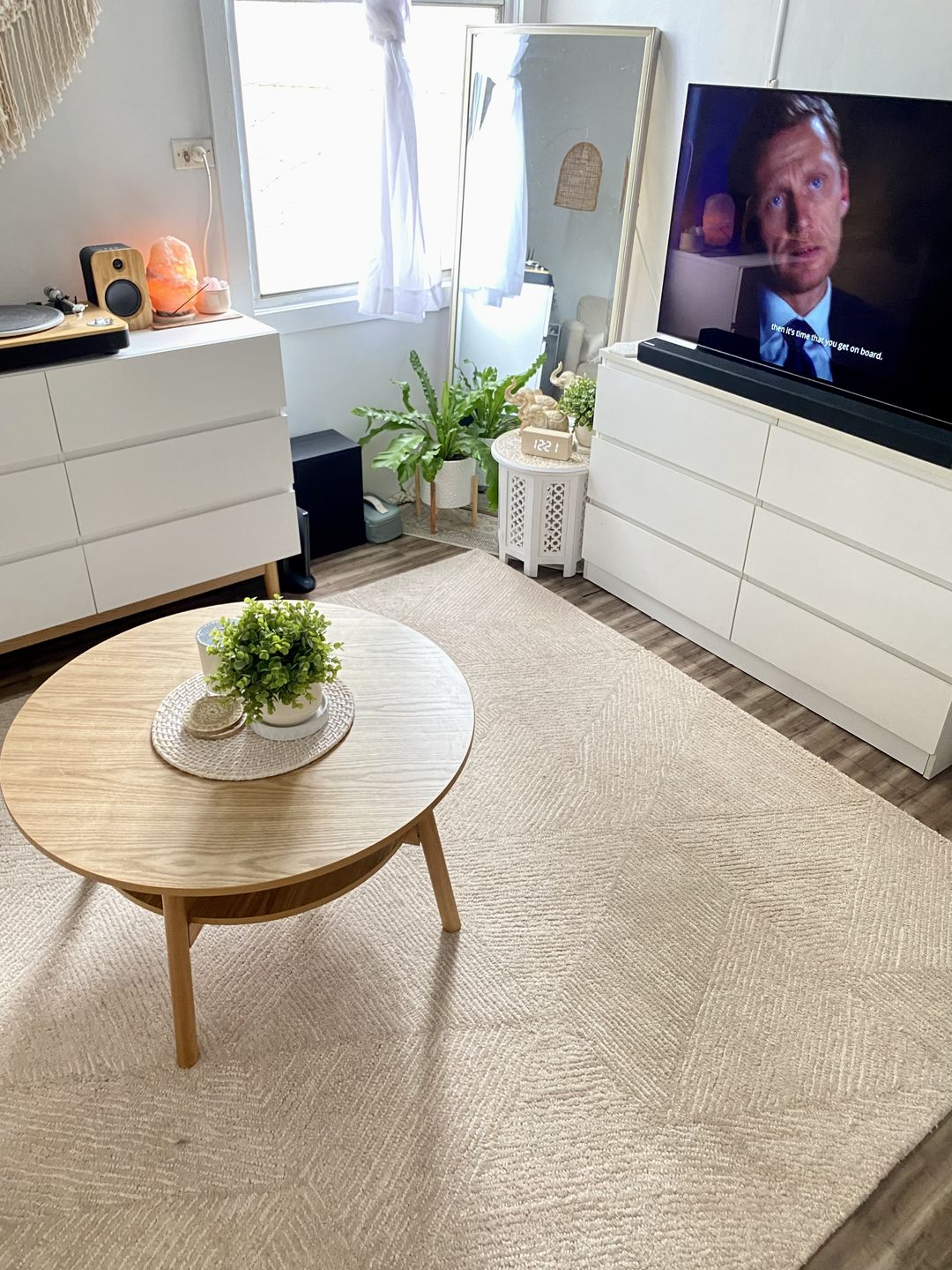 Customer photo review of Loren Reflections 05 Natural Wool Rug