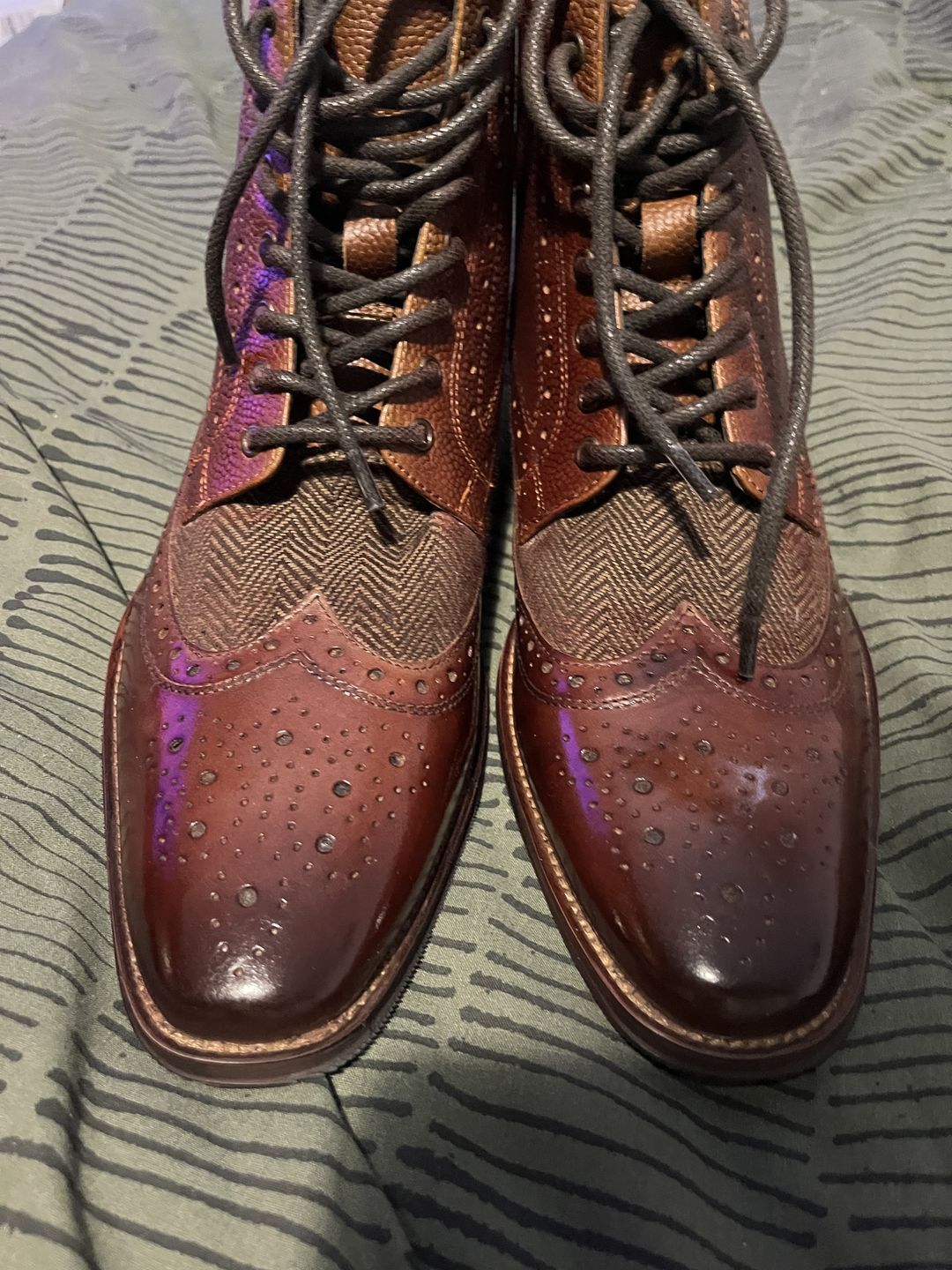 Customer photo review of Starter shoe care kit