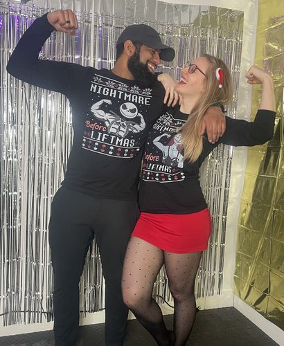 Customer photo review of Sally's Nightmare Before Liftmas - Long Sleeve