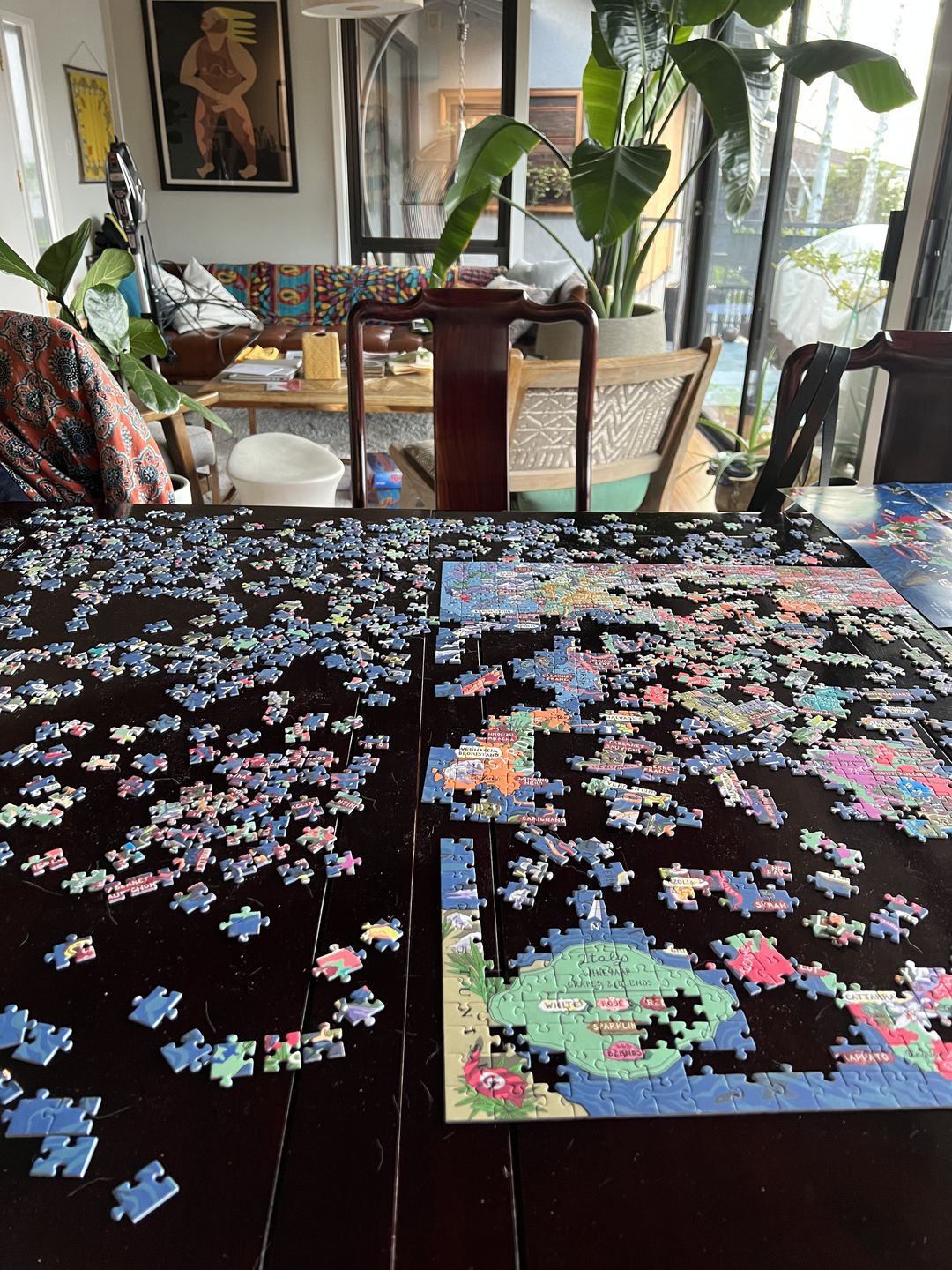 Customer photo review of Wine Puzzle - Italy
