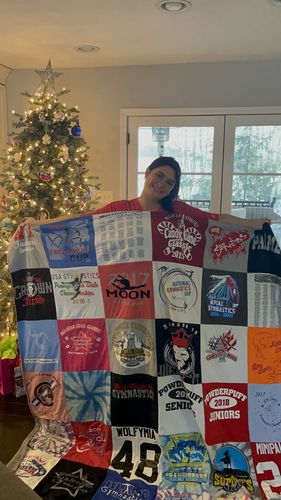 T-shirt quilt from moon area high school by STEPHANIE from PA