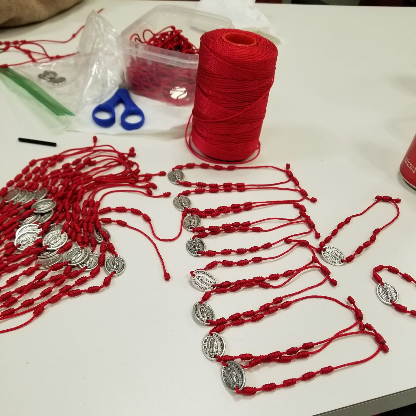 Customer photo review of ESPIGA NO.9 by Omega - Strong 100% Nylon String Cord for Fine Crochet and Crafts