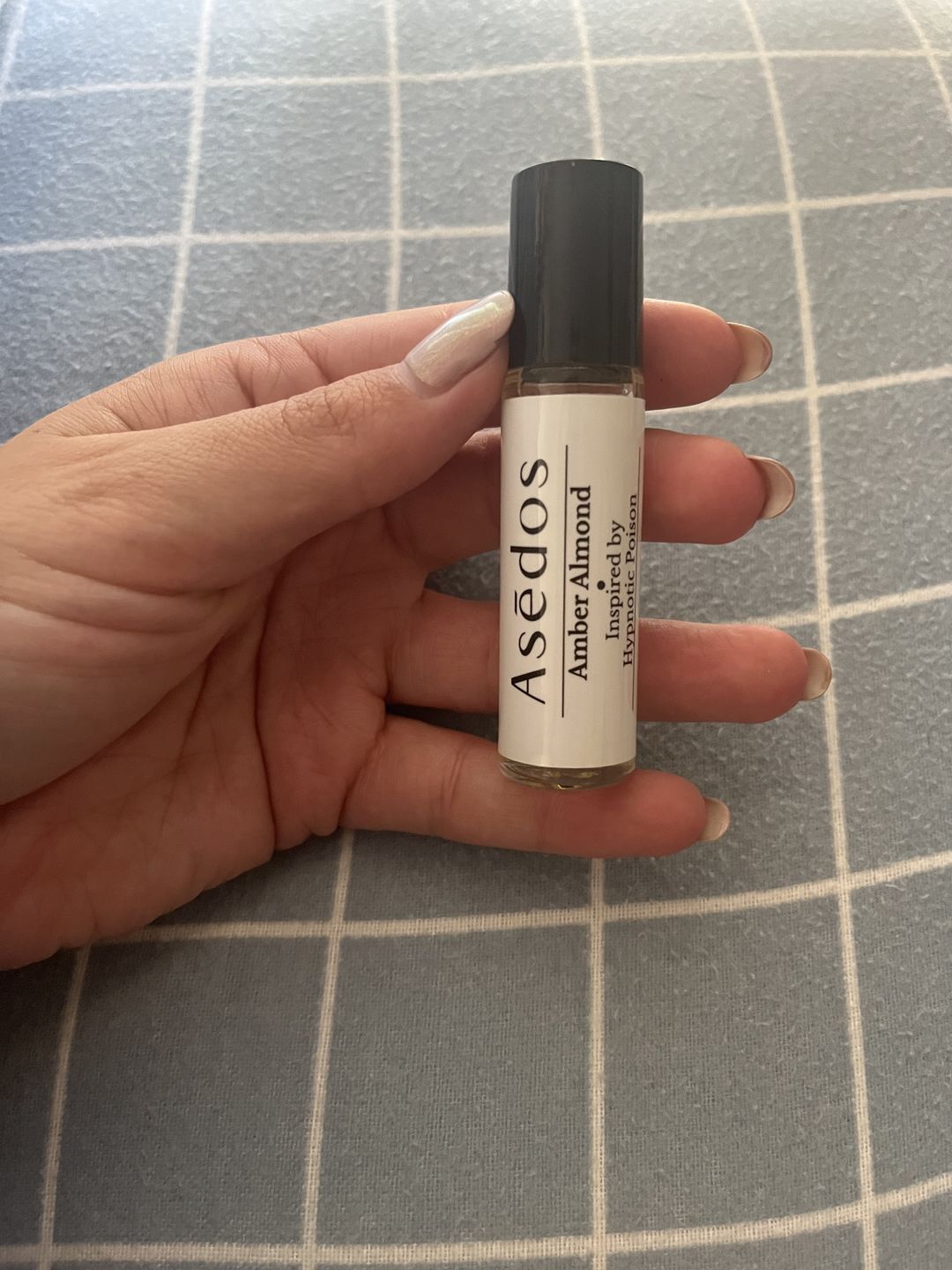 Customer photo review of AMBER ALMOND PERFUME OIL