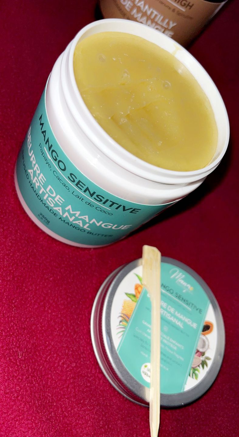 Customer photo review of Beurre de mangue artisanal SENSITIVE