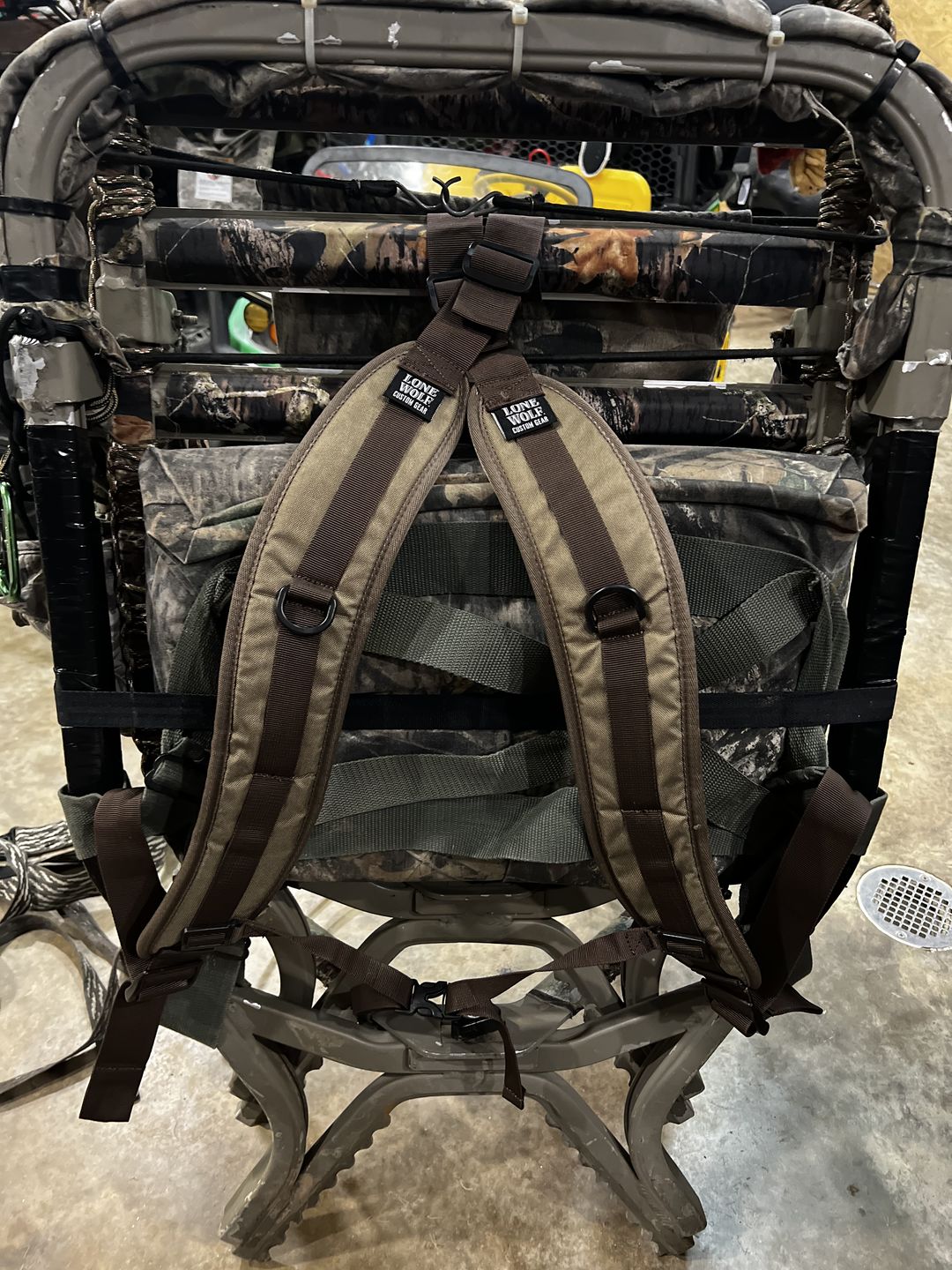 Customer photo review of Backpack Straps and Waist Support System