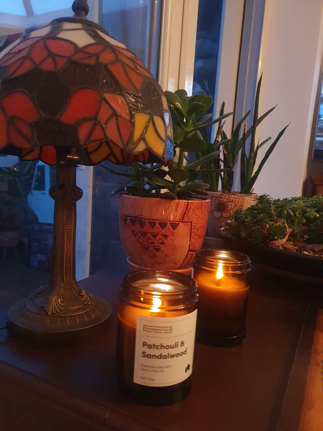Customer photo review of Patchouli & Sandalwood - 25 Hour Candle