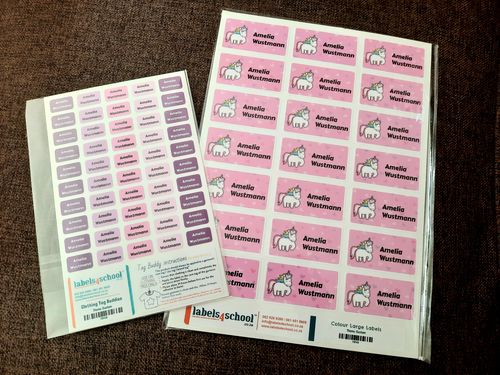 Customer photo review of Clothing Tag Buddies - Customise your own