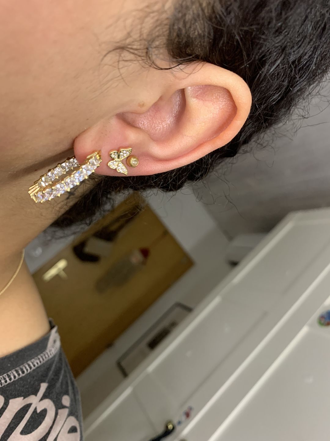 Customer photo review of Cristallo Ohrringe | 18K vergoldet