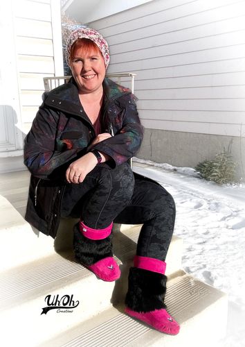 Customer photo review of Adult- Women's Mid-Calf Mukluk Kit