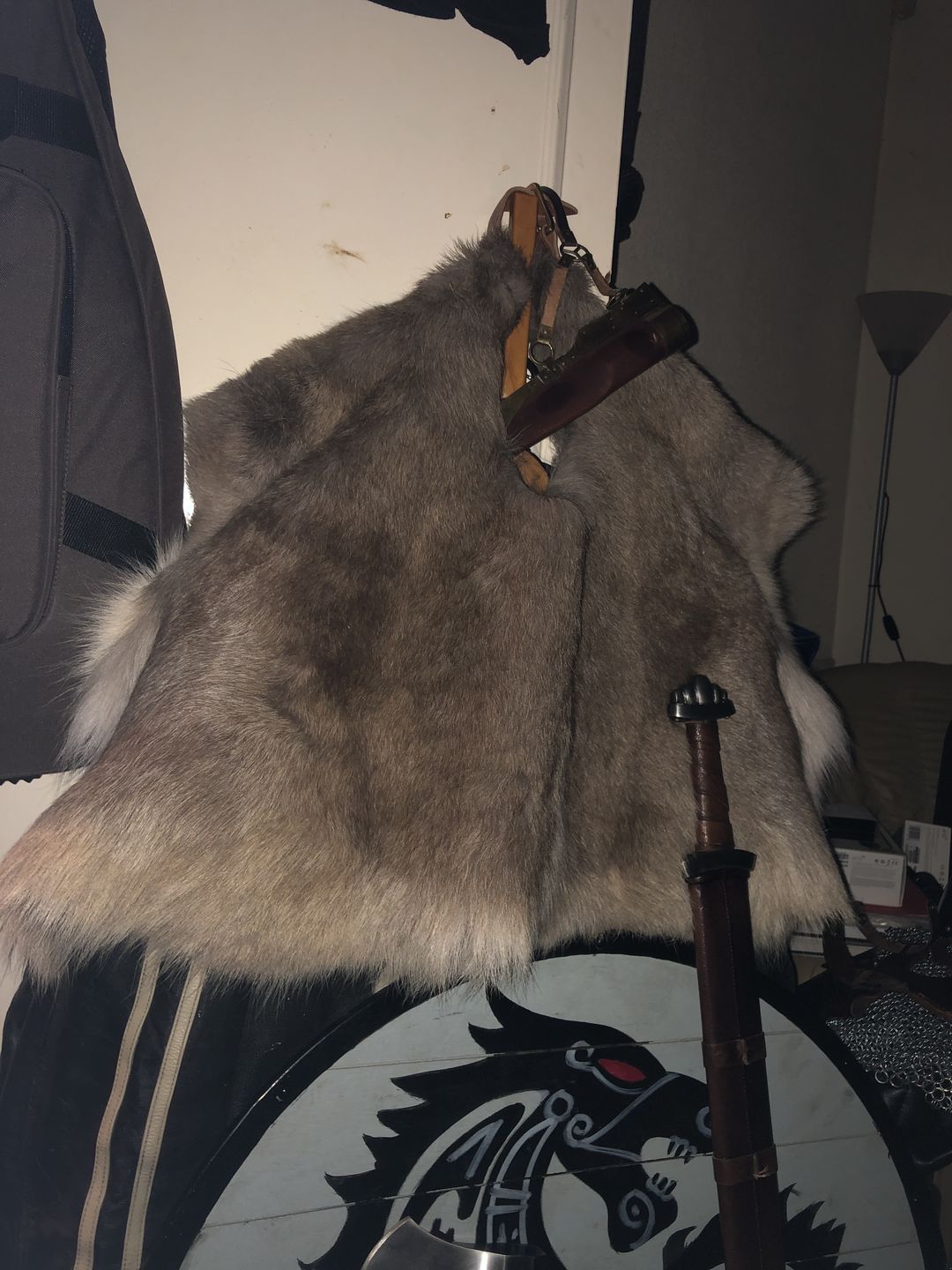 Customer photo review of Reindeer Hide Mantle