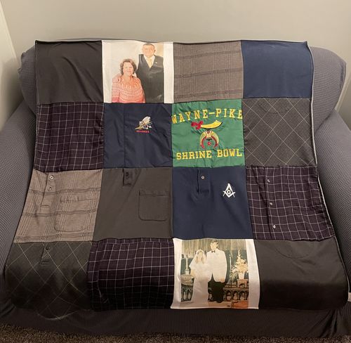 T-shirt quilt by Marci from PA