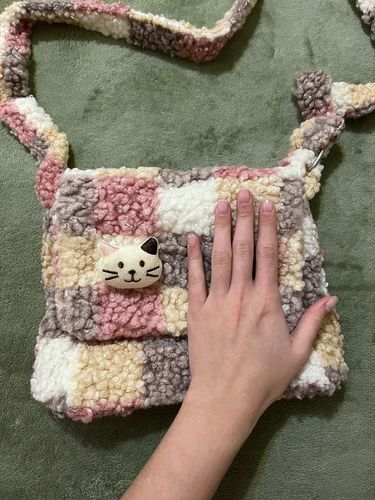 Customer photo review of Colorblock Hand Bag