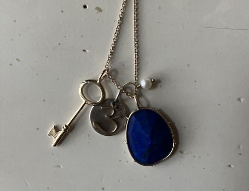 Customer photo review of Large Gold Tiny Key