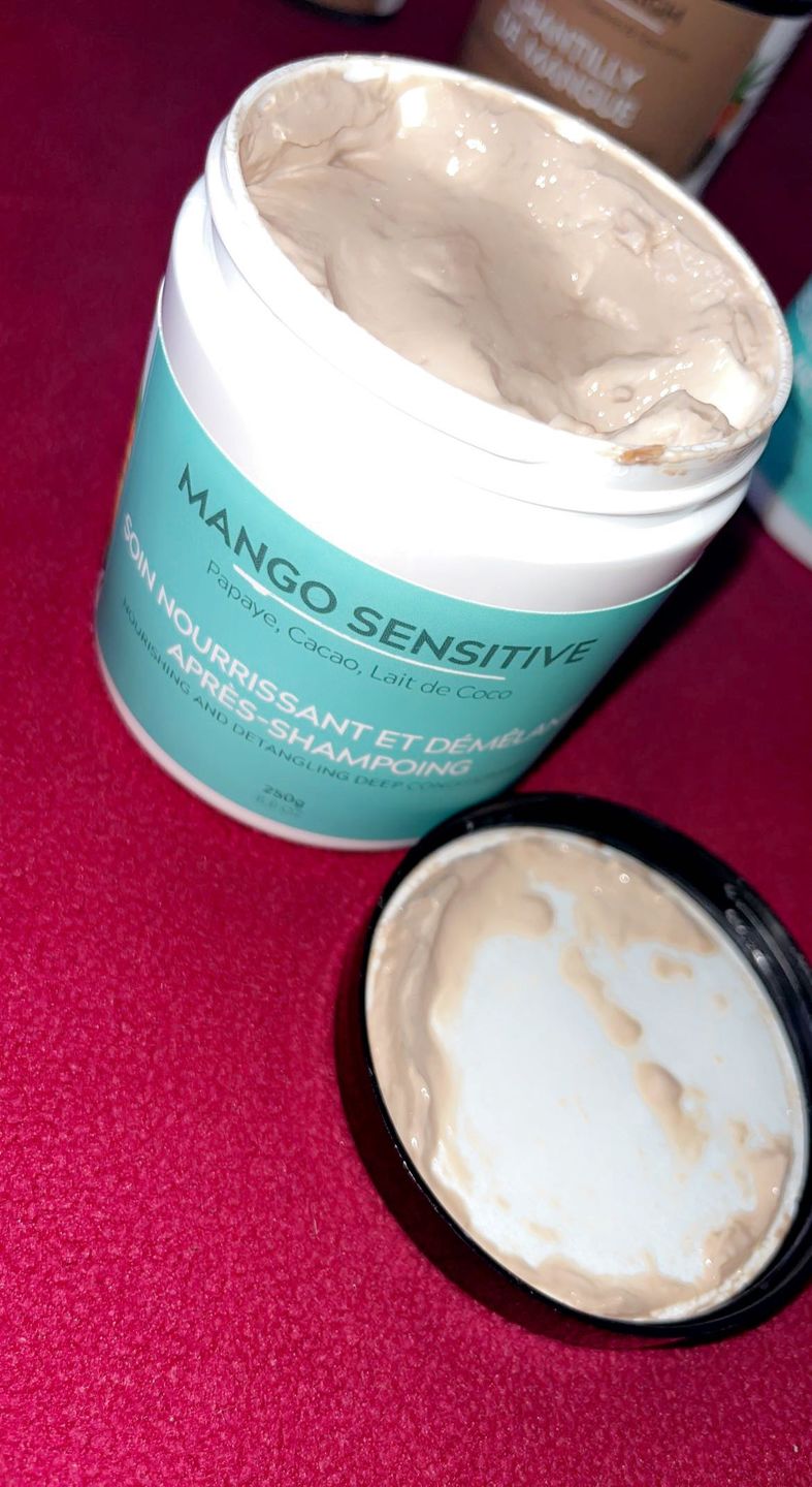 Customer photo review of Soin nourrissant et démêlant après-shampoing