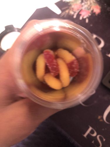 Customer photo review of Delta 9 THC Peach Ring Gummies