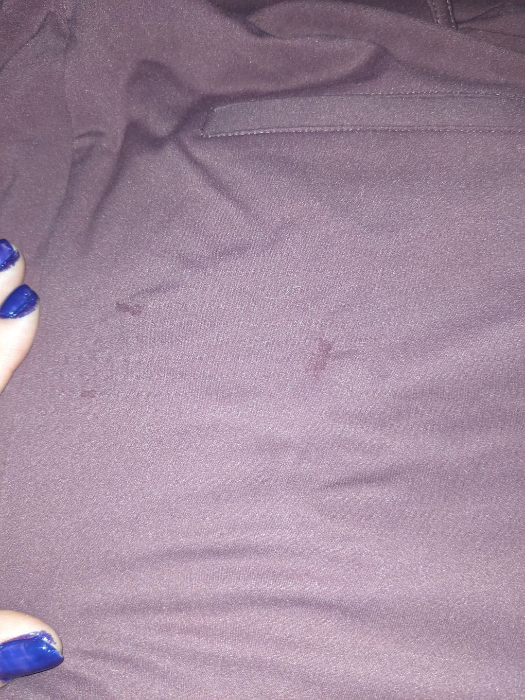 Customer photo review of Work Hard Play Hard Trousers - Maroon | MT LUXE