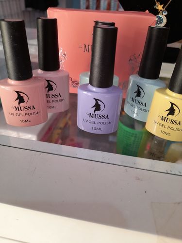 Customer photo review of Gel Gama Pastel 6 pzas MUSSA