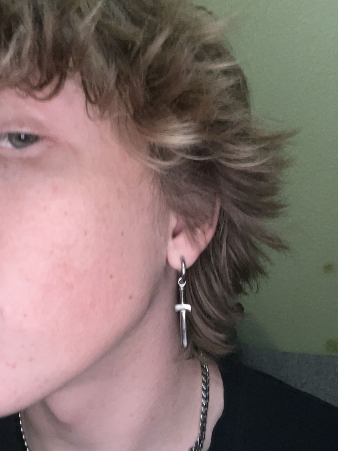 Customer photo review of SWORD EARRING