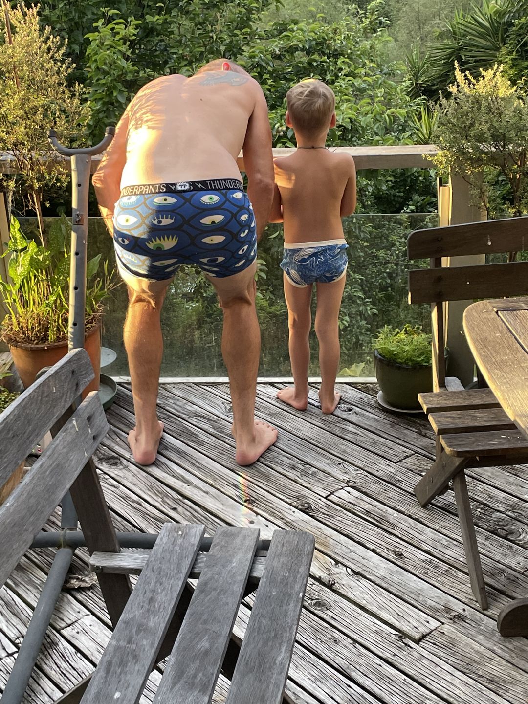 Customer photo review of Kids Boxer Plain Black