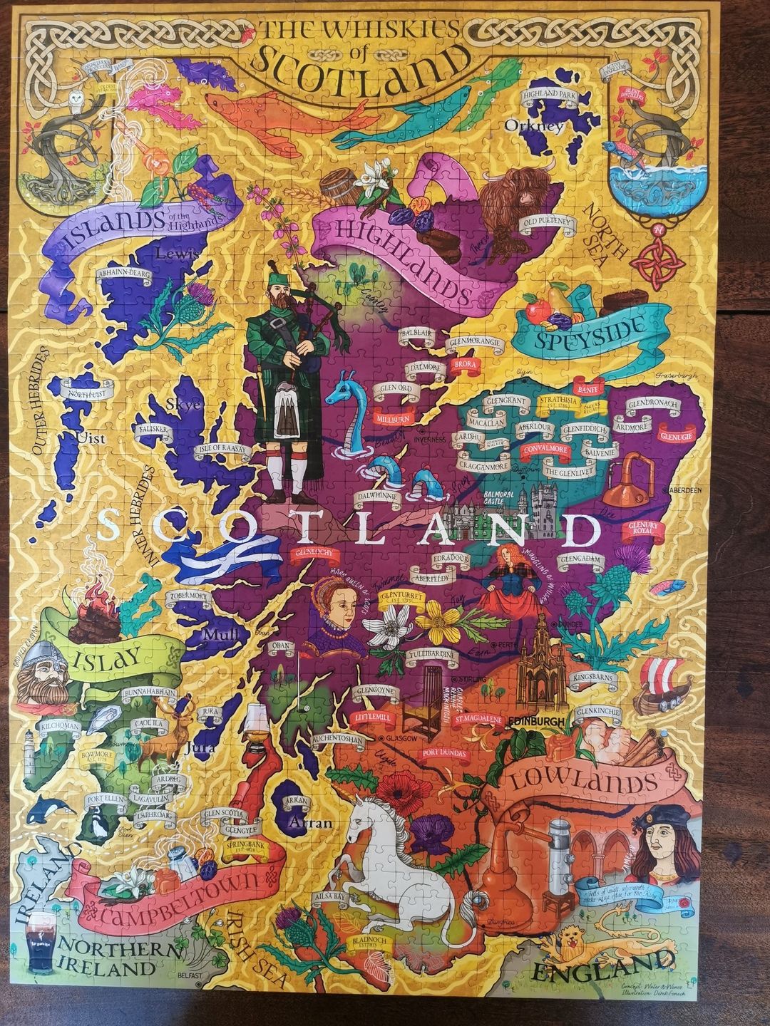 Customer photo review of Whisky Puzzle - Scotland
