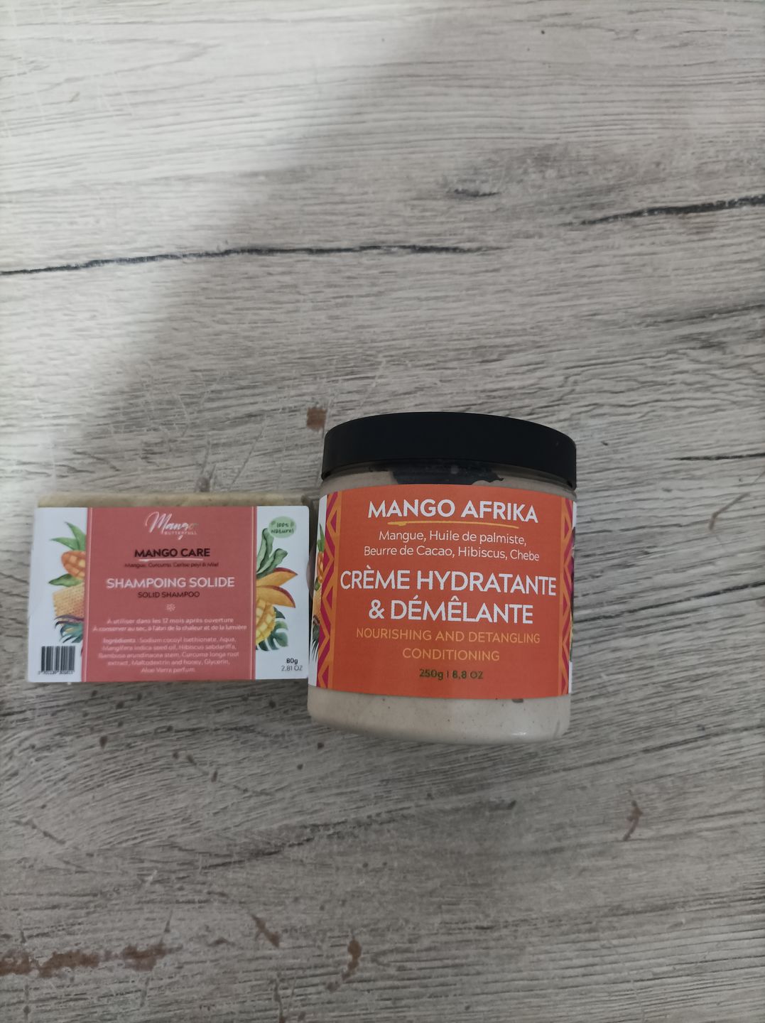 Customer photo review of Shampoing solide Bambou & Hibiscus