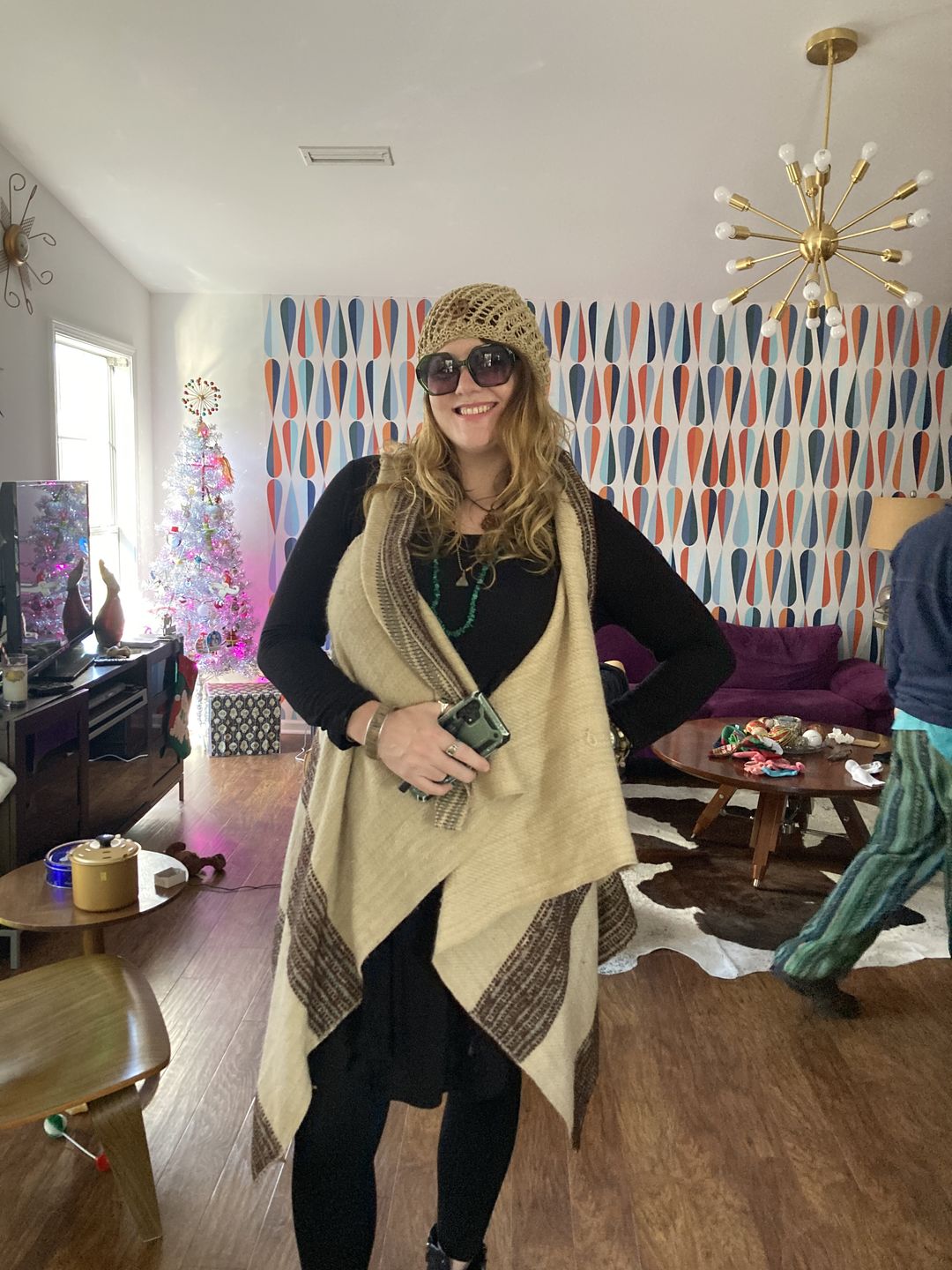Customer photo review of Honeycomb Peace Hemp Hat
