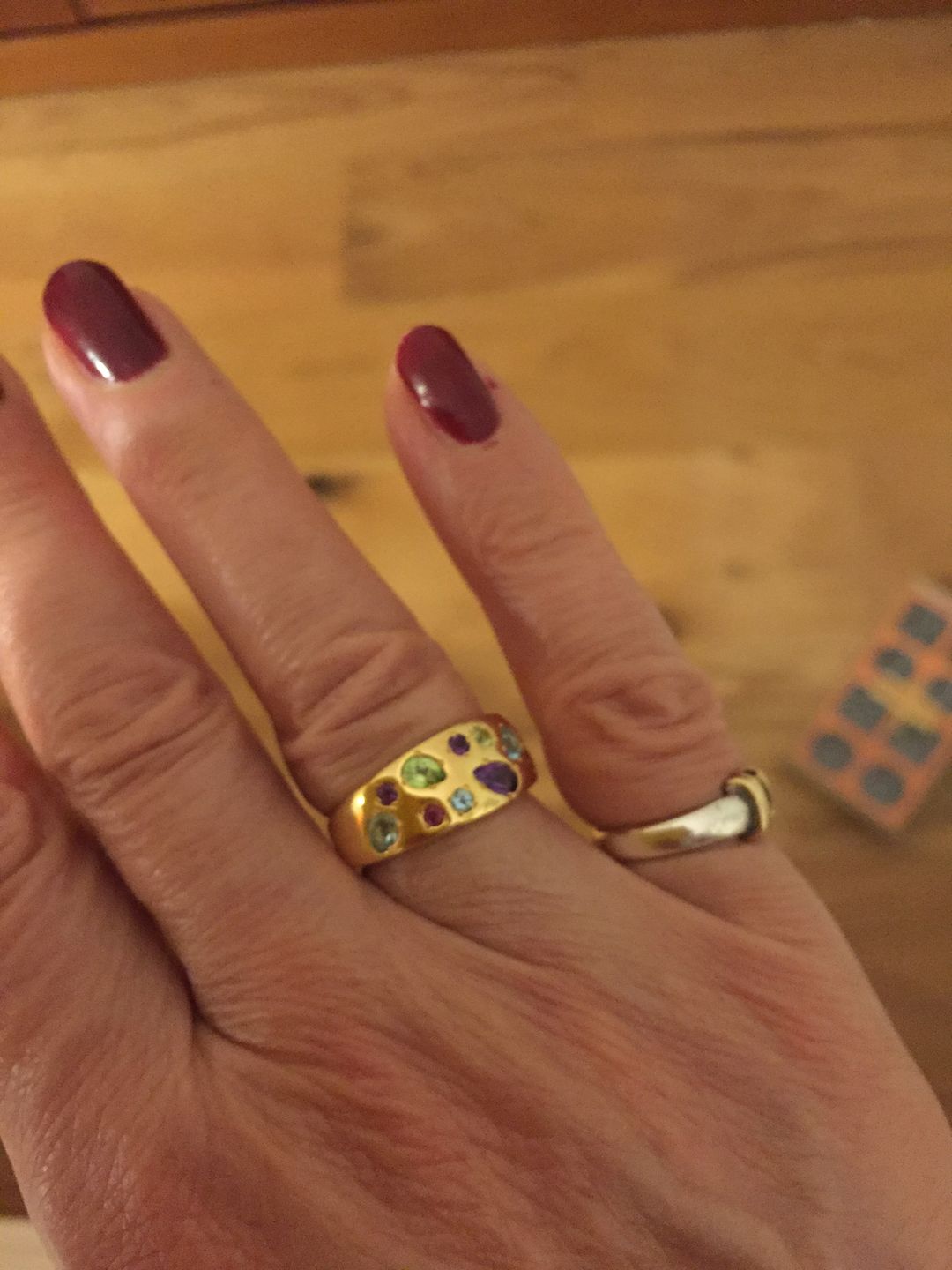 Customer photo review of Candy Wide Band Ring