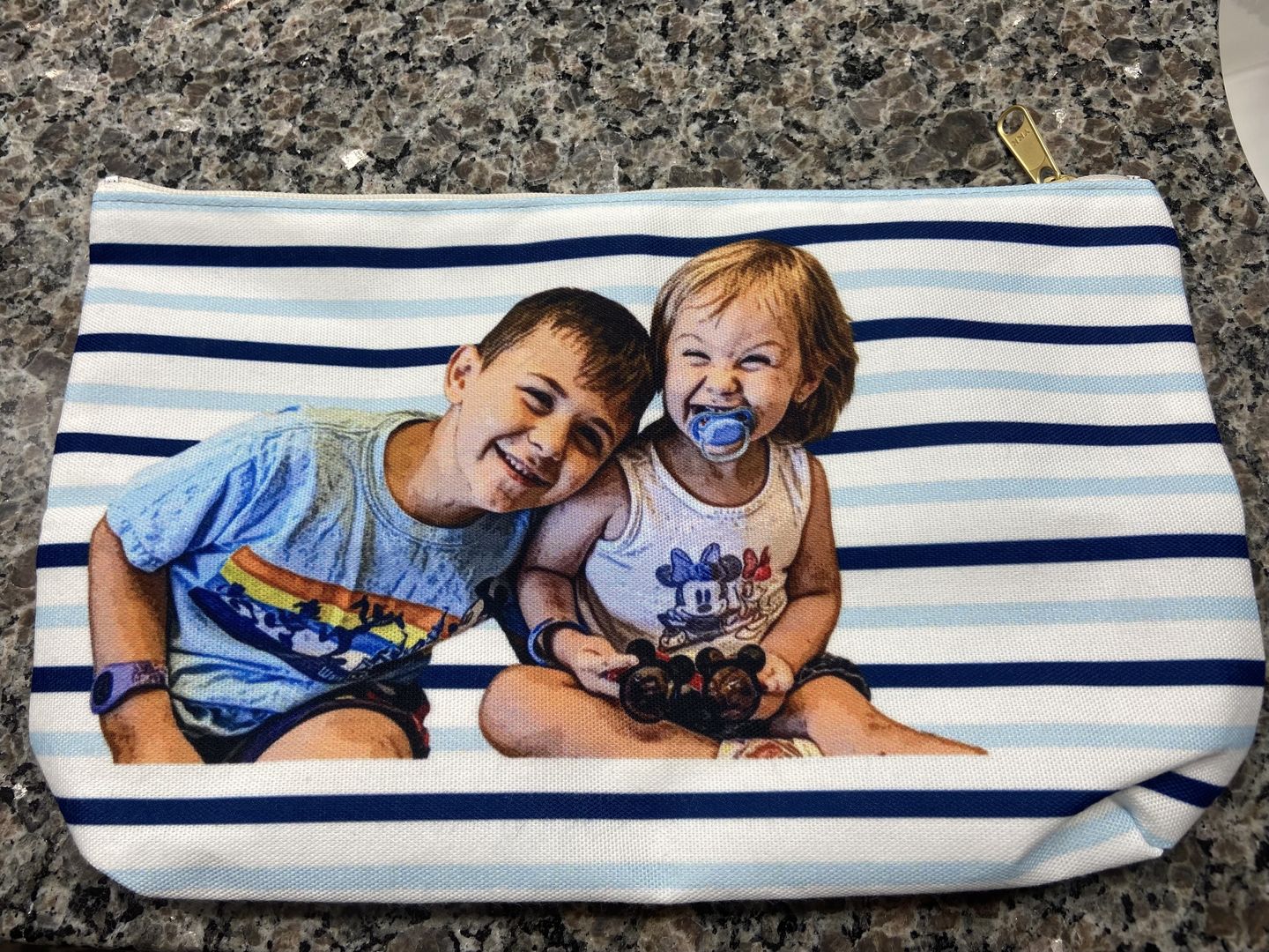 Customer photo review of Custom Pet Art Dopp Kit Bag