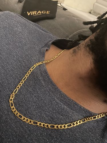 Customer photo review of Figaro Chain Gold | 5mm