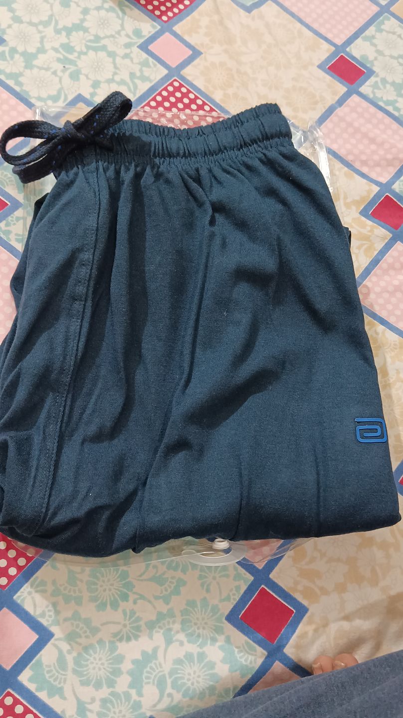 Customer photo review of Navy Cotton Track Pants TP26001